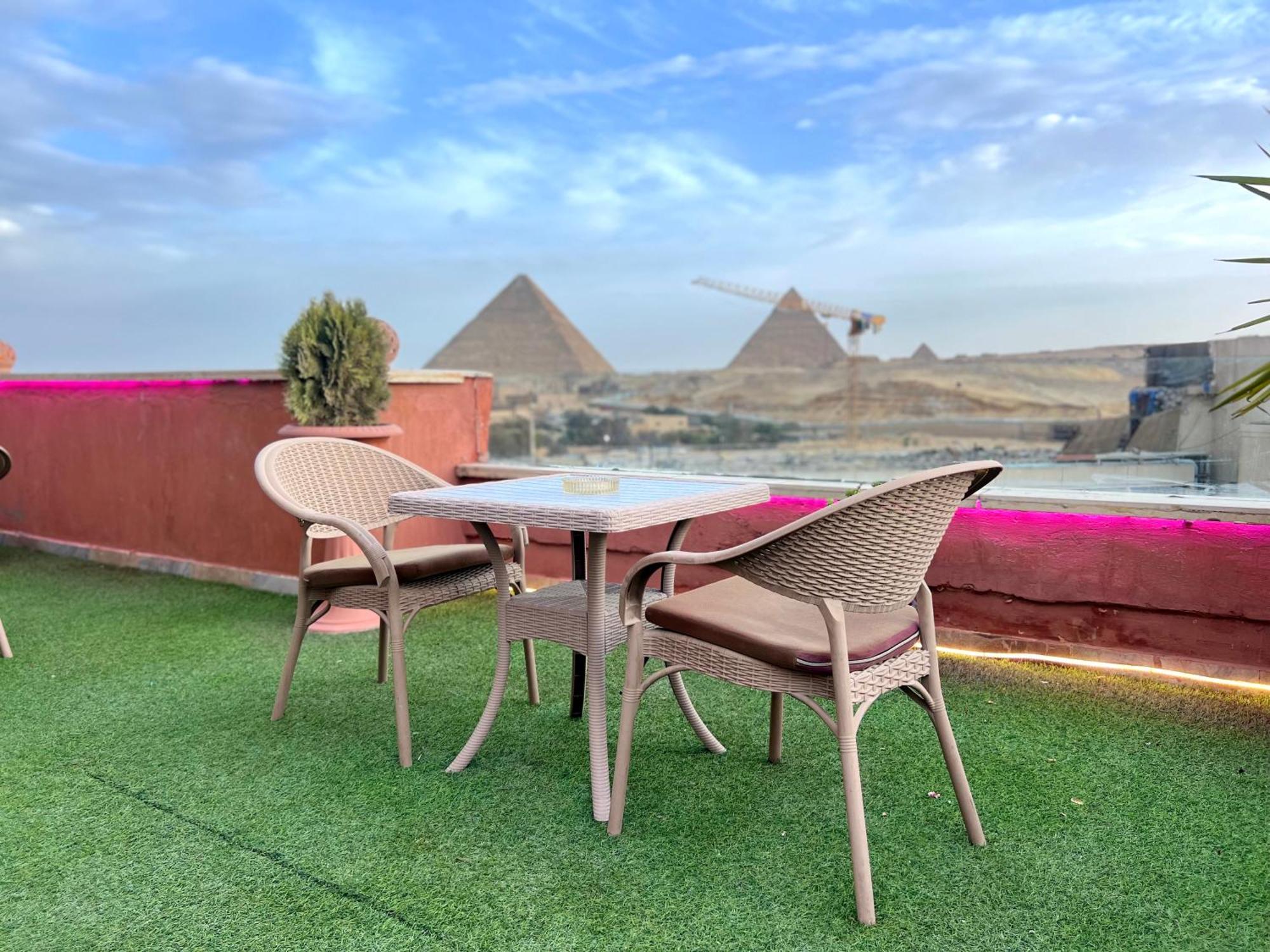 Grand Pyramids Inn Kafret el-Gabal Kültér fotó